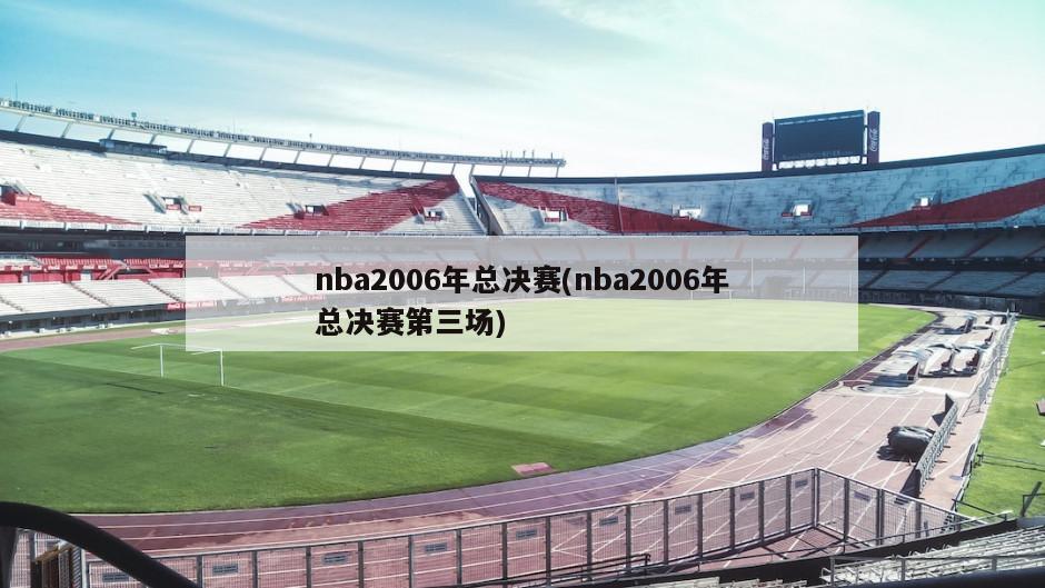 nba2006年总决赛(nba2006年总决赛第三场)